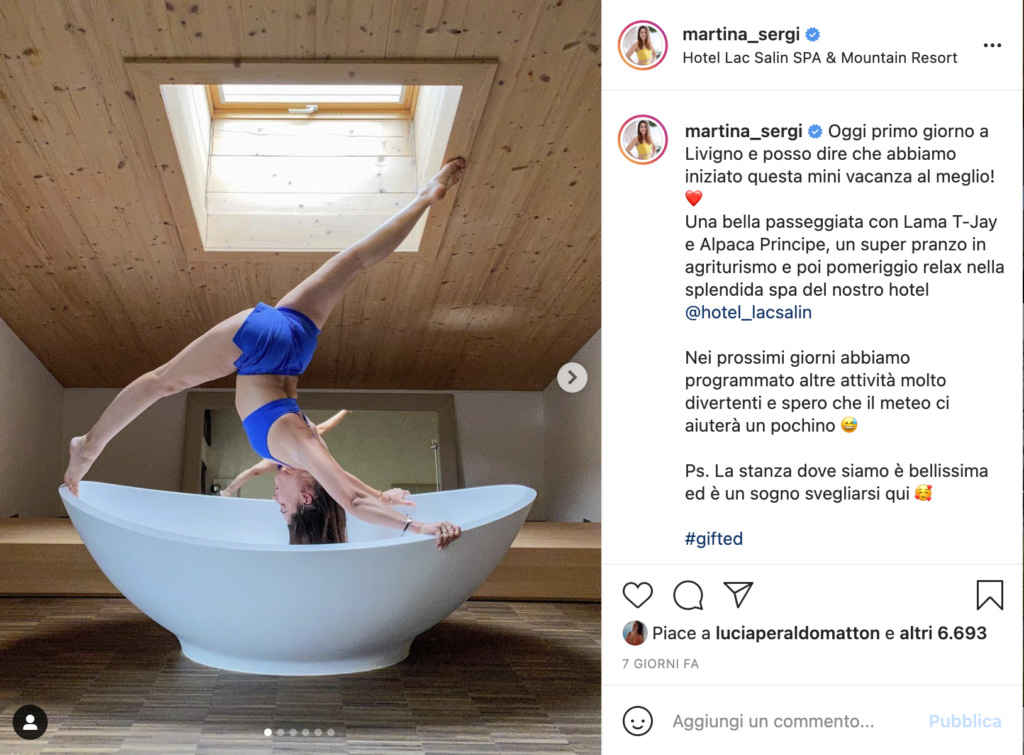 Influencer Yoga Martina Sergi 